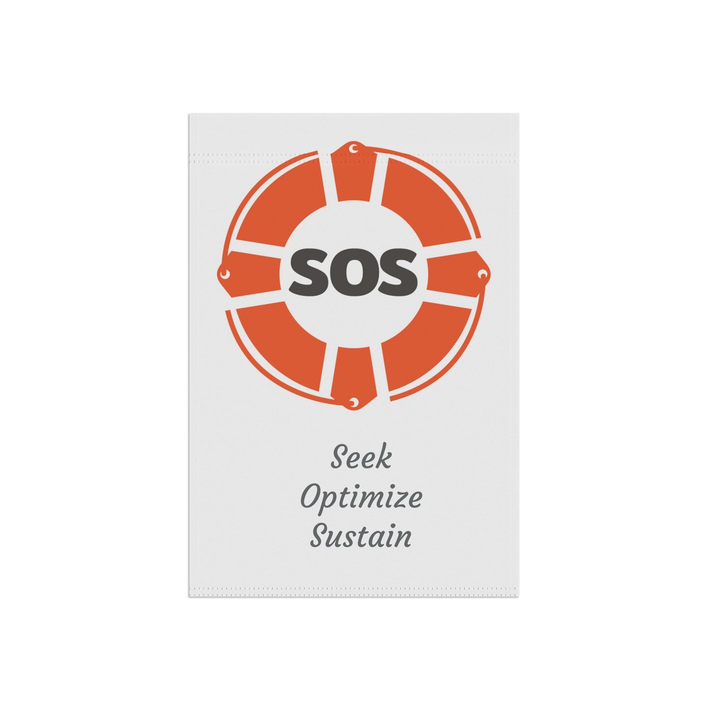 SOS Garden Flag 12" x 18"
