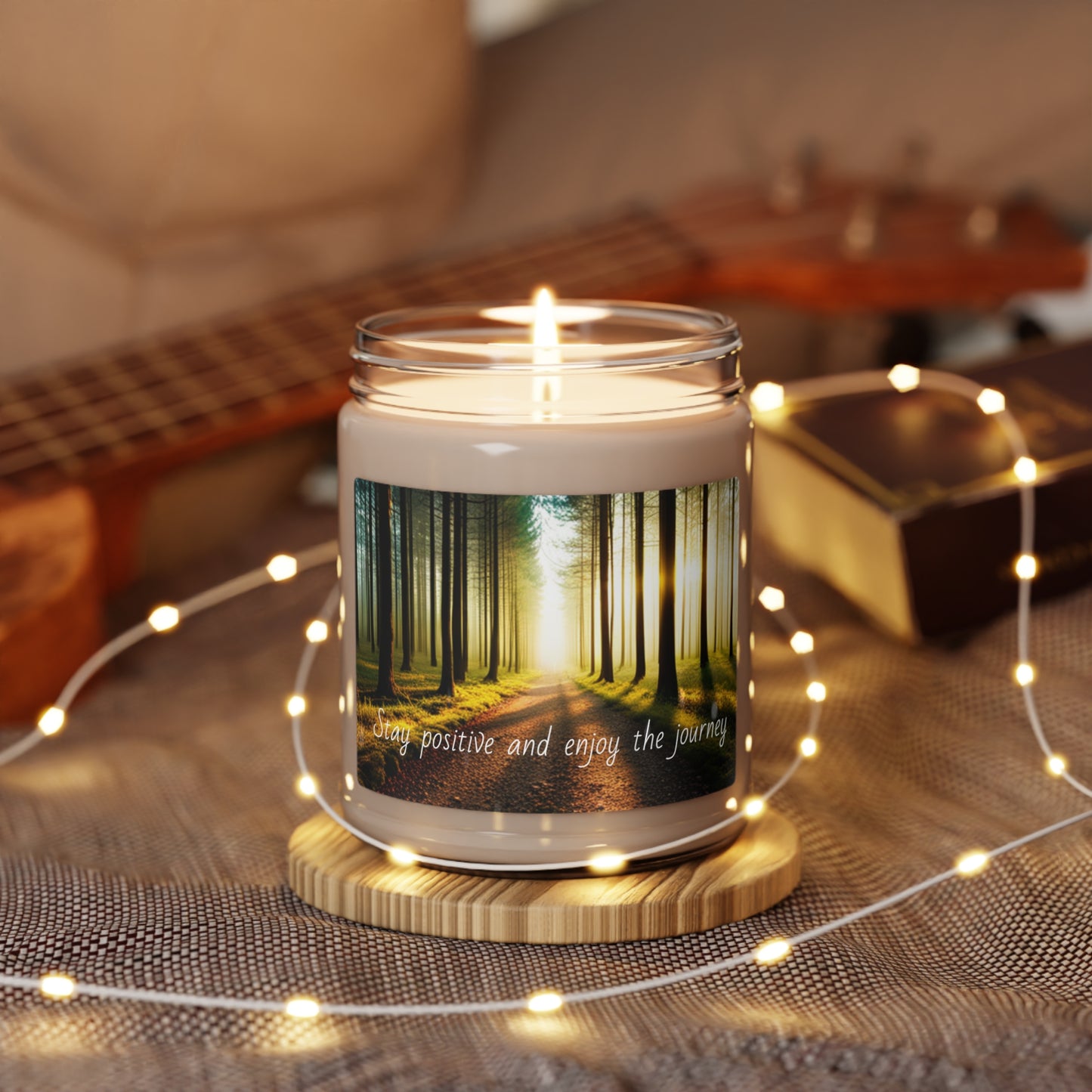 Stay positive Scented Soy Candle, 9oz