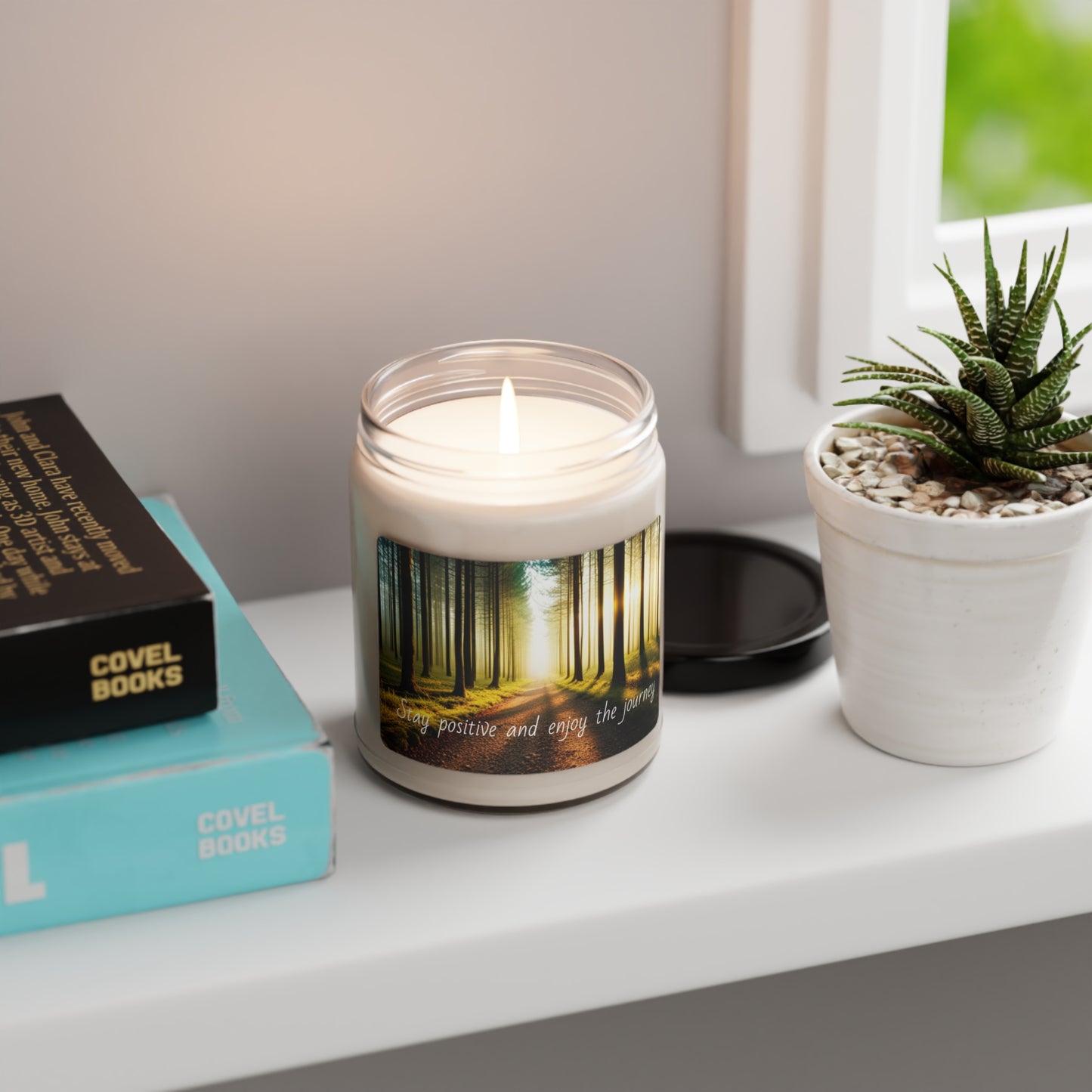 Stay positive Scented Soy Candle, 9oz