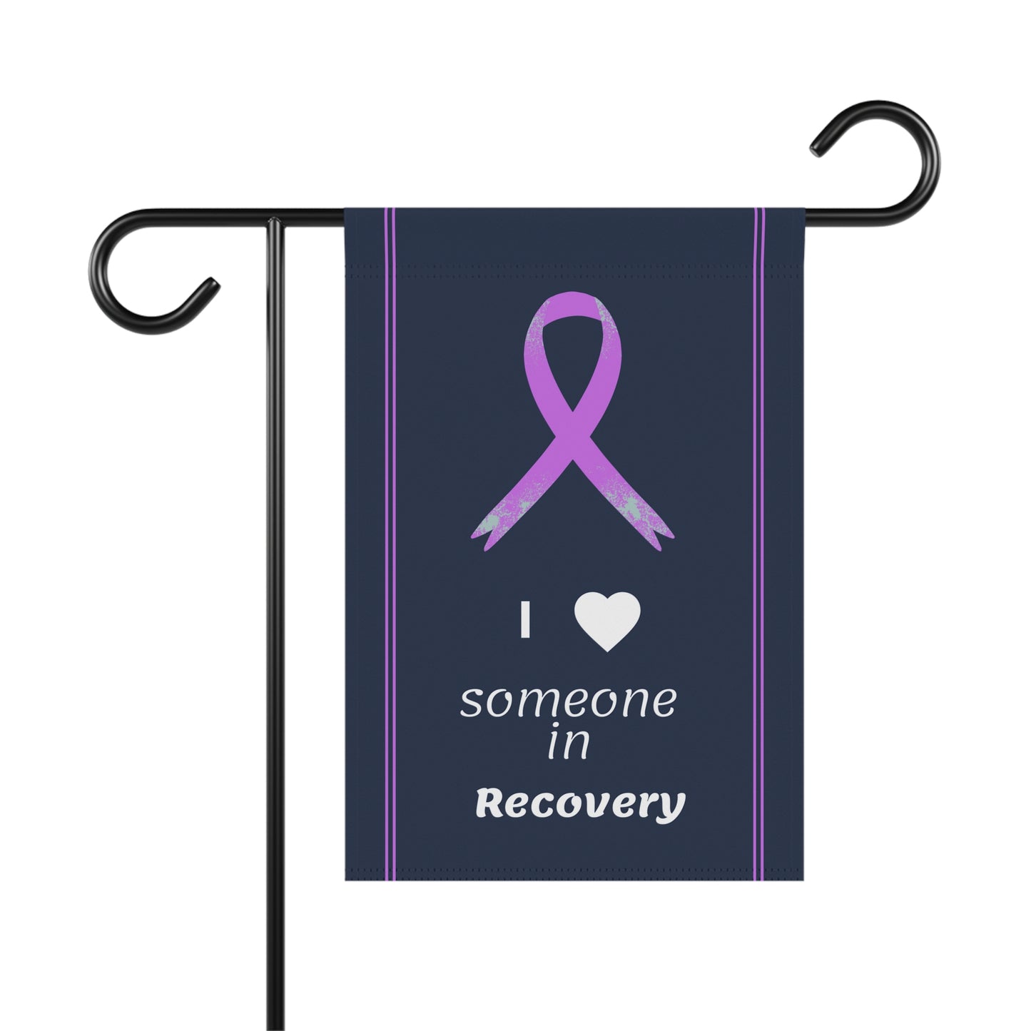 I Love Someone in Recovery Garden Flag 12" x 18"