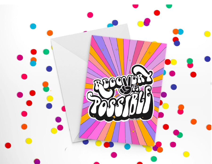 "Recovery is Possible" greeting card