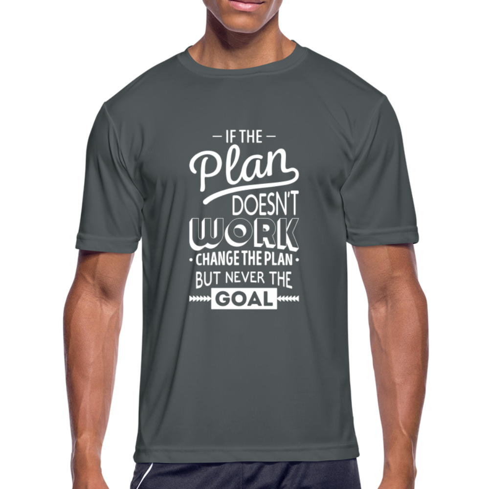Men’s Moisture Wicking Performance T-Shirt - charcoal
