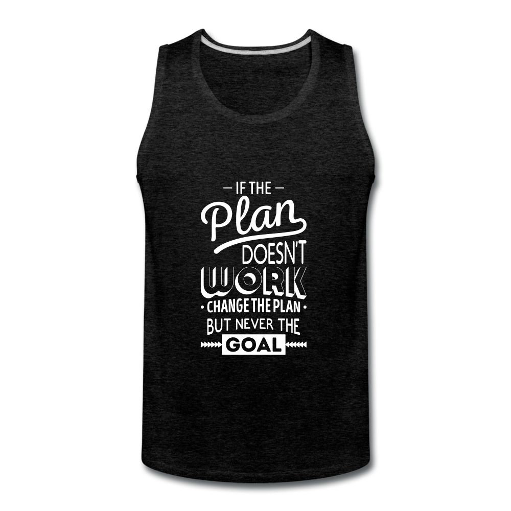 Men’s Premium Tank - charcoal gray