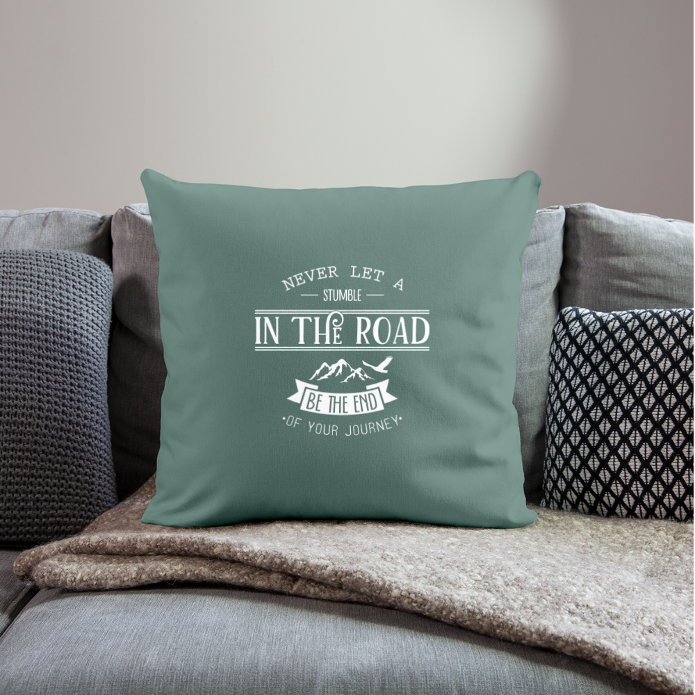 Throw Pillow Cover 18” x 18” - cypress green