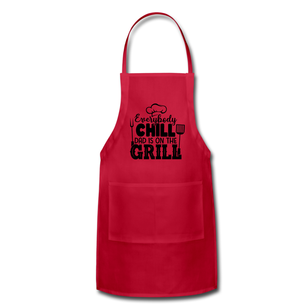 Adjustable Apron - red
