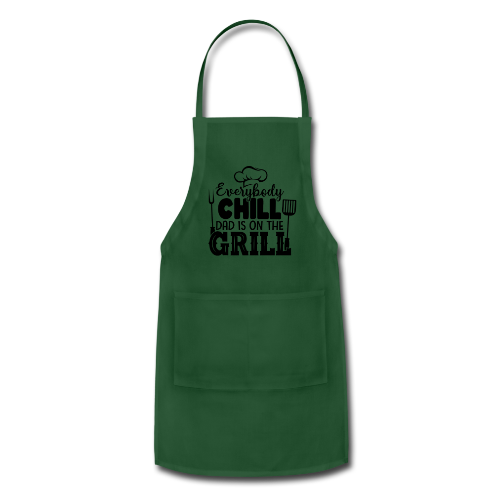 Adjustable Apron - forest green