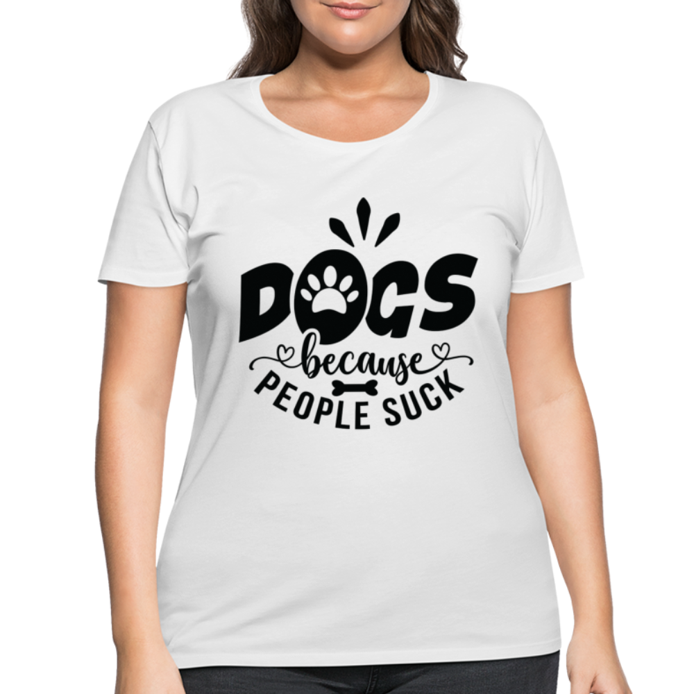 Women’s Curvy T-Shirt - white