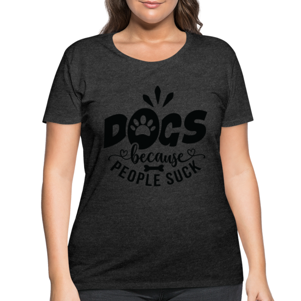 Women’s Curvy T-Shirt - deep heather