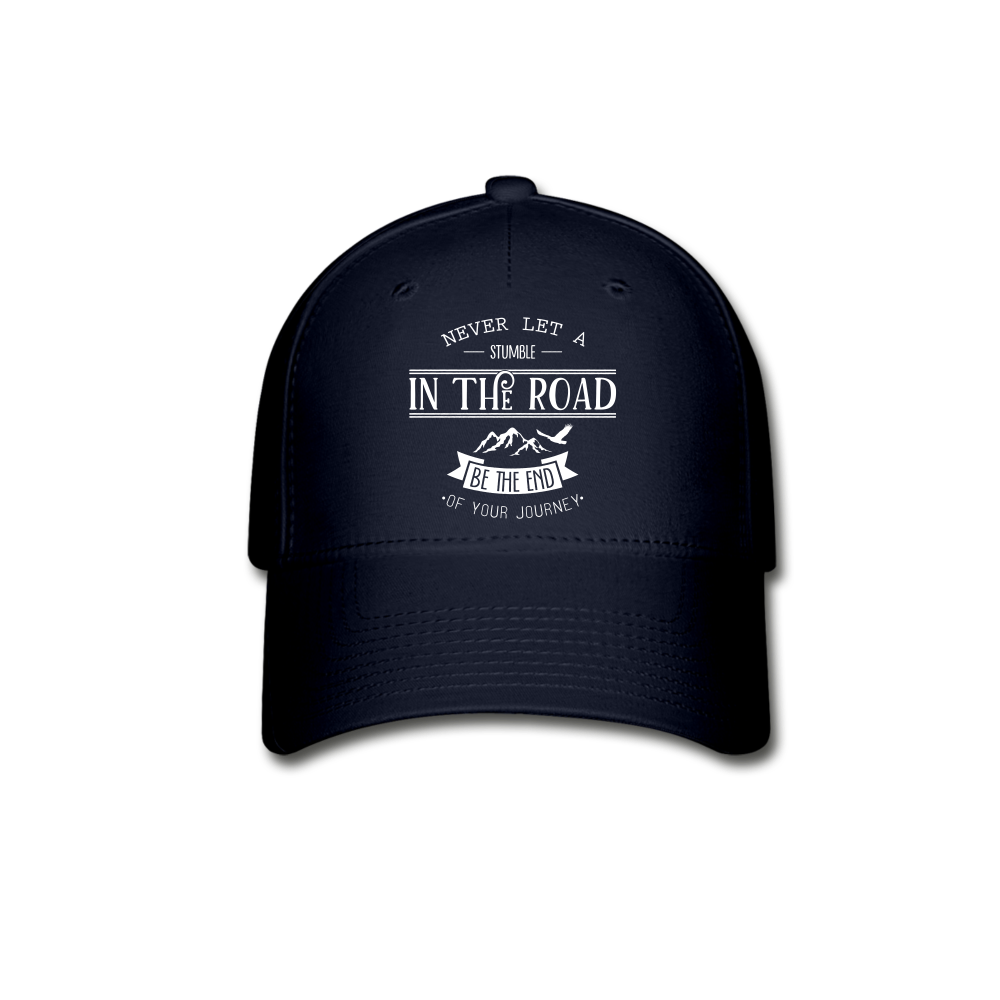 Stumble in the Road Baseball Cap - navy