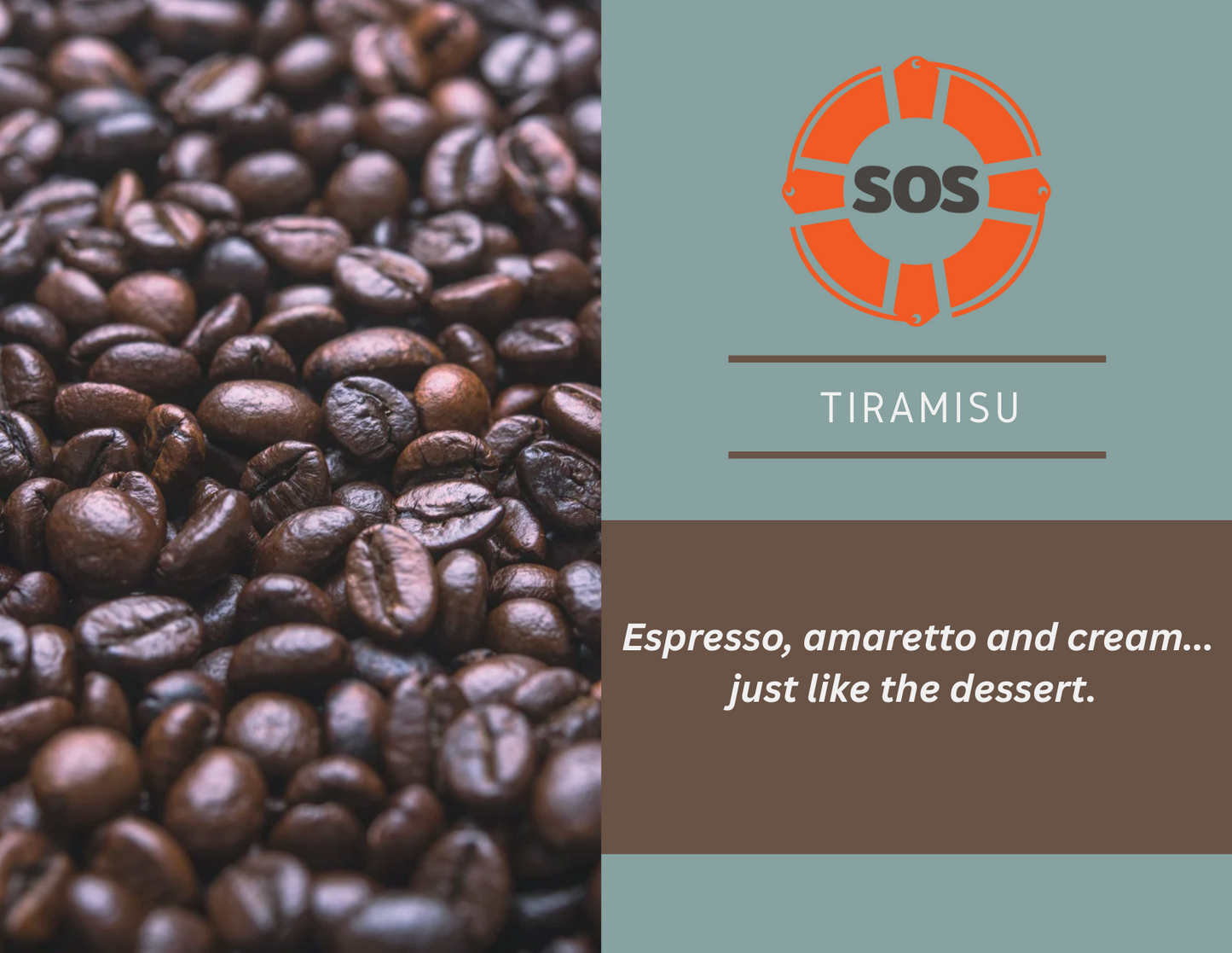 Tiramisu Coffee (Ground) 8 oz.