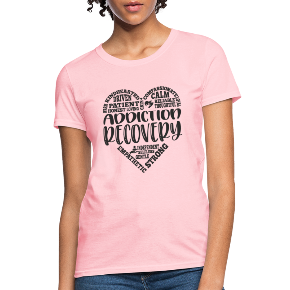 Addiction Recovery Women's T-Shirt - pink