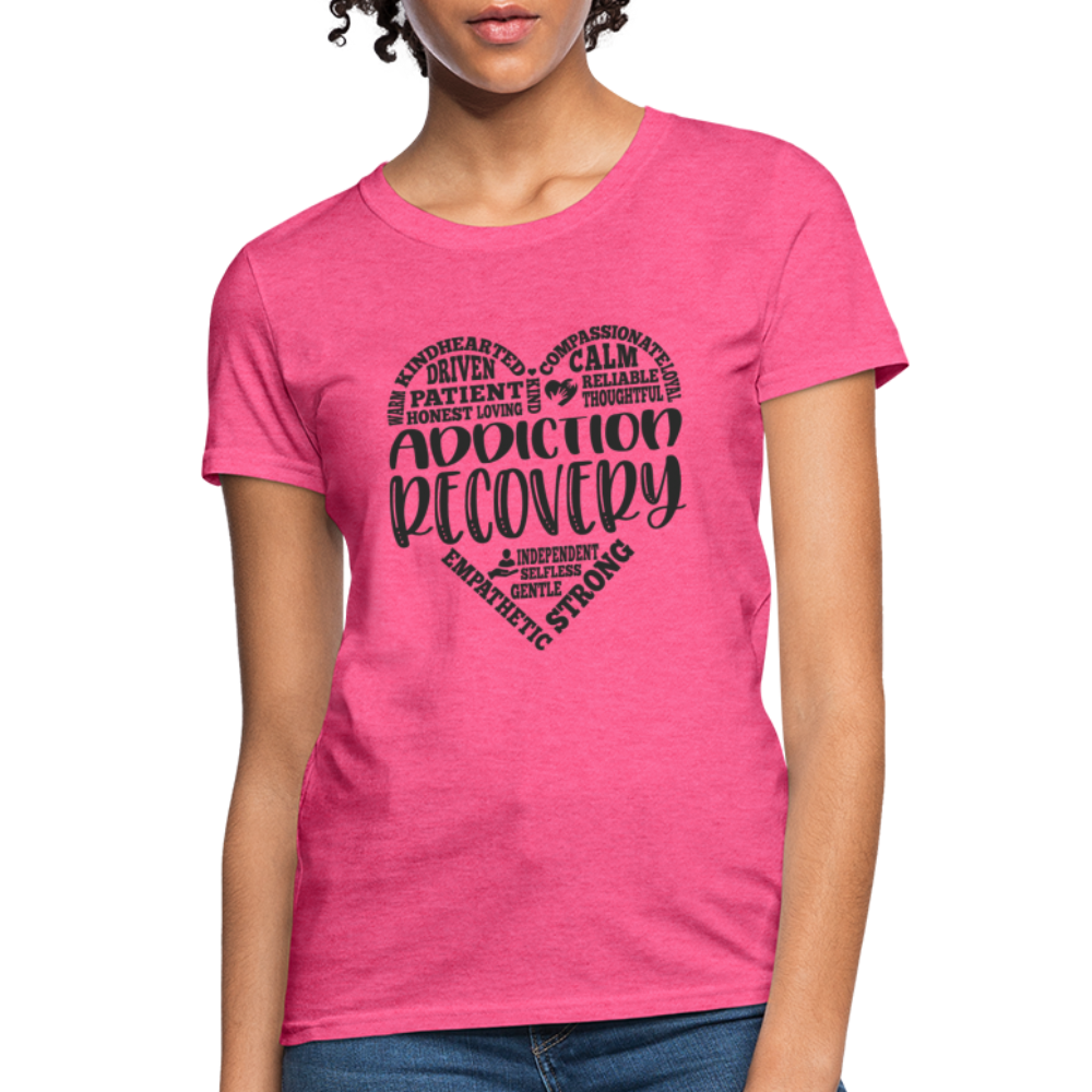 Addiction Recovery Women's T-Shirt - heather pink