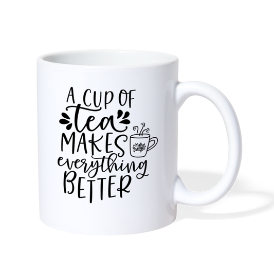 A Cup of Tea Coffee/Tea Mug - white