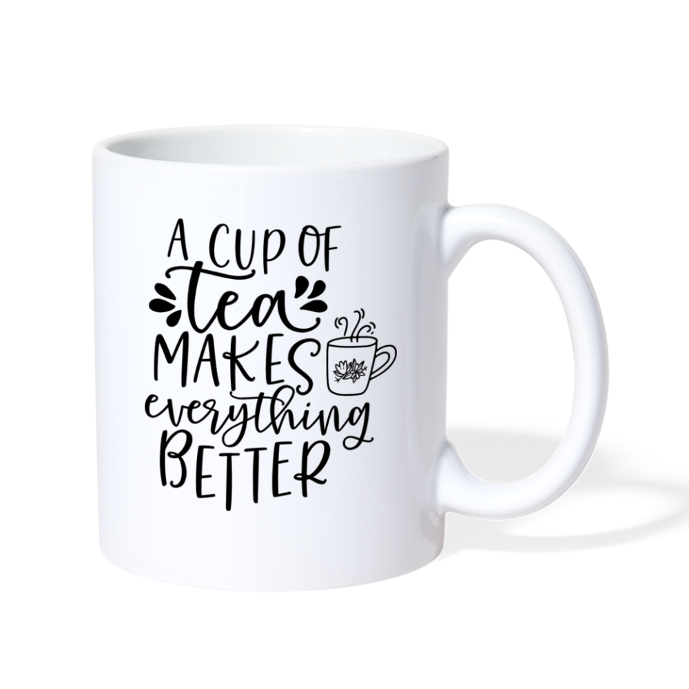 A Cup of Tea Coffee/Tea Mug - white