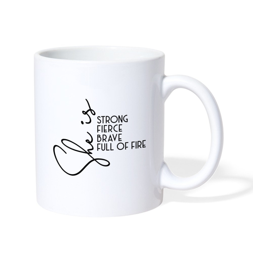 She is Strong Coffee/Tea Mug - white