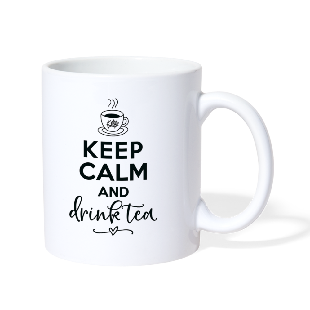 Keep Calm and Drink Tea Coffee/Tea Mug - white