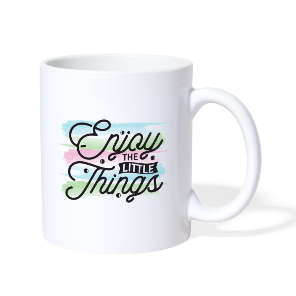 Enjoy the Little Things Coffee/Tea Mug - white