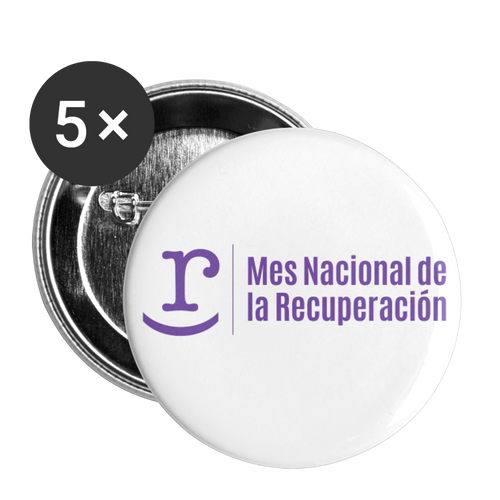 Buttons large 2.2'' (5-pack) - white