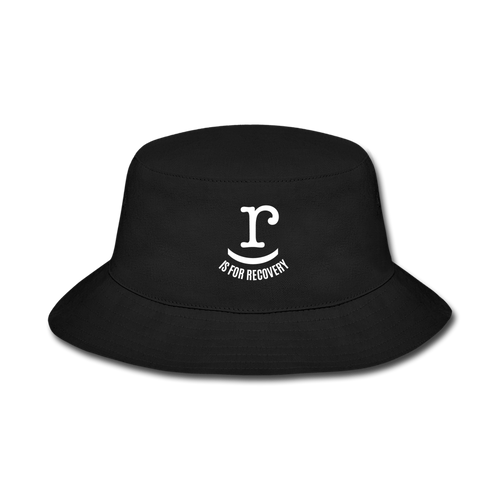 r is for Recovery Bucket Hat - black